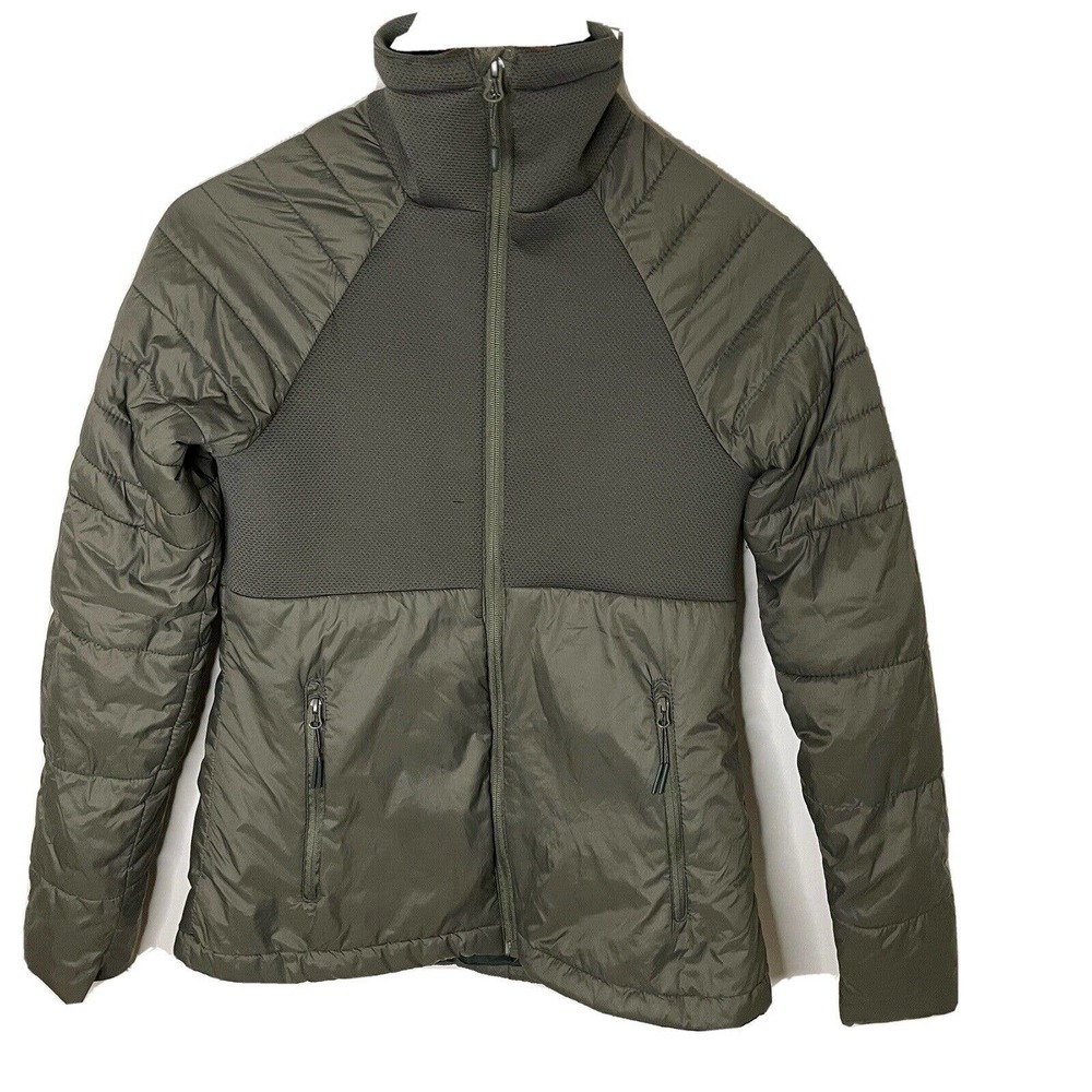 Champion Khaki Green Activewear Zip Jacket Women’s XS - Soft Fleece Upper Lining